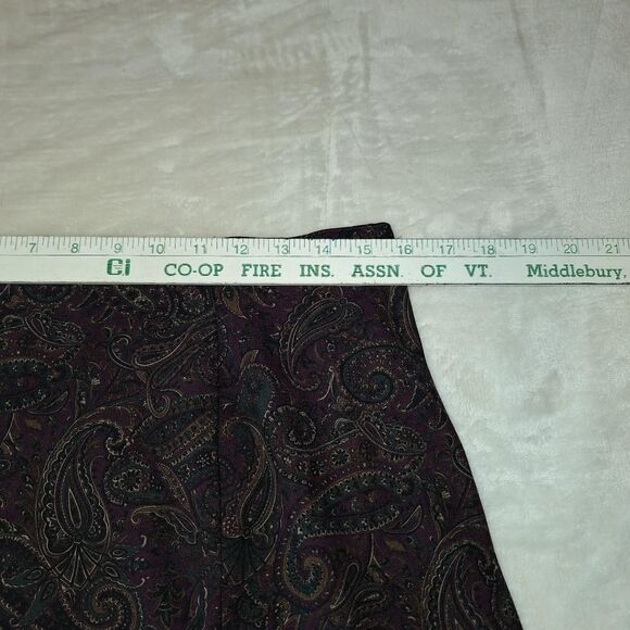 Notations Women's Paisley Western Boho Soft Brushed Midi Skirt - Picture 6 of 8